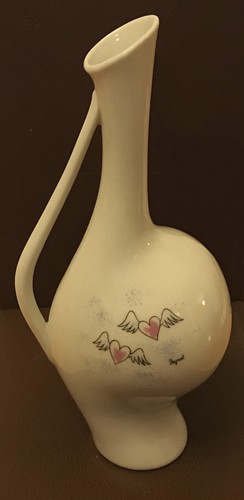 ROSENTHAL Op-Art HEIDENREICH PREGNANT LUISE VASE PEYNET LOVERS Orchideenvase 50s - Picture 2 of 6