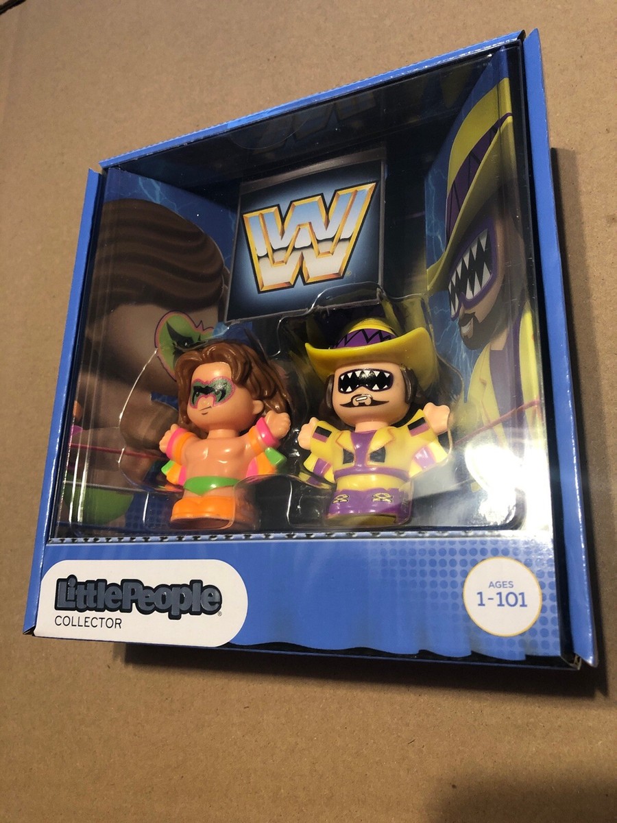 WWE Ultimate Warrior and Macho Man Randy Savage Figures Little