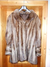 NERZ JACKE ECHTPELZ MINK aus den 60er Jahren Gr&ouml;&szlig;e M 40/42 Vintage