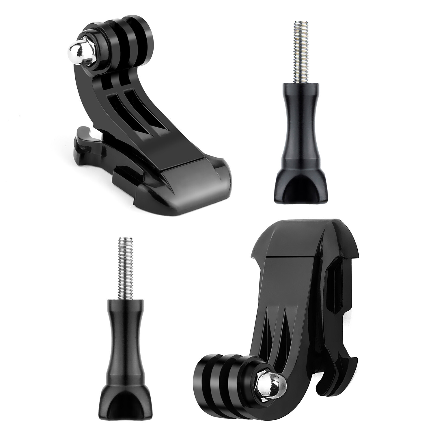 4PCS Vertical Surface J-Hook Buckle Mount Adapter Holder for GoPro Hero 13 12 11-image