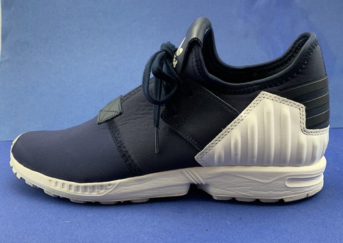 ADIDAS ZX FLUX HERRENSCHUHE SPORTSCHUHE SNEAKER Gr:43 1/3 Uk:9 DUNKEL BLAU