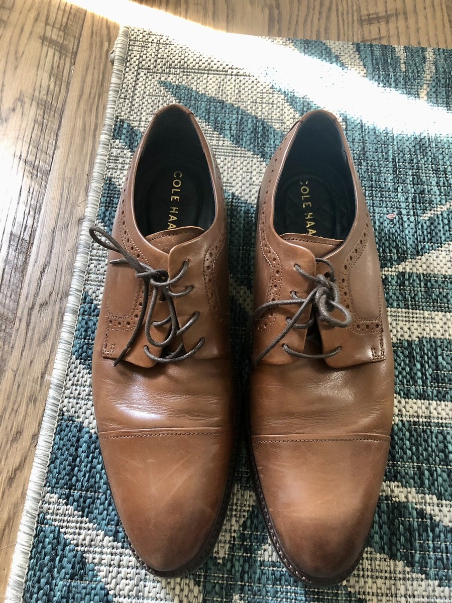 Cole Haan Mens Hawthorne Brown Leather Lace Up Oxford Dress Shoes Size 8 M NWOT Cole Haan Men main image 4