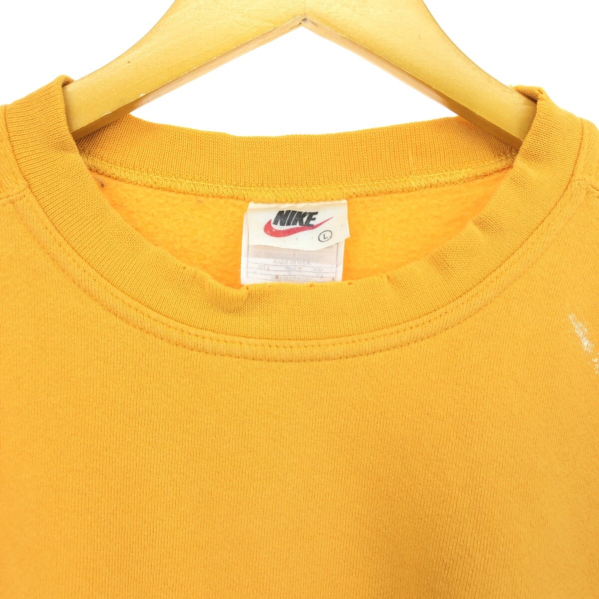 90'S Nike One Point Logo Sweatshirt Trainer Made in USA