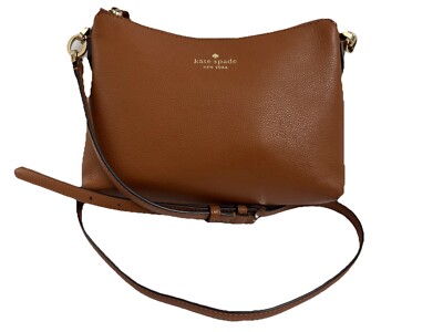 Kate Spade Crossbody Handbag Leather ShoulderBag Camel