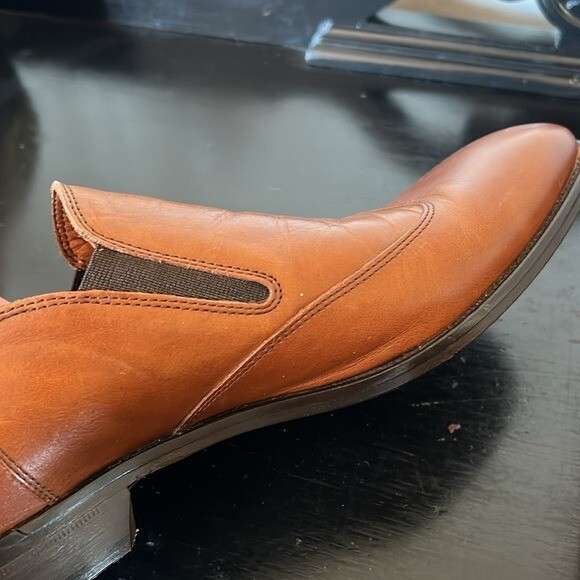 Massimo Matteo Cuoio Wingtip Leather Dress Shoes Men\'s Size 9M Made in Italy Mario Matteo Oxford Dress Shoes for Men for sale | eBay main image 4