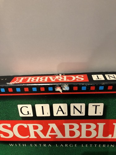 Vintage Giant Scrabble Board Game With Extra Large Letters Complete - Picture 3 of 9