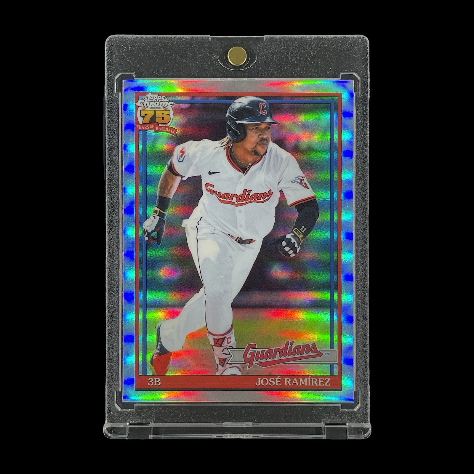JOSE RAMIREZ SILVER THROWBACK REFRACTOR CARD 2026 Topps Chrome - Guardians