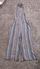 Wild Fable Women Striped Romper Size Small