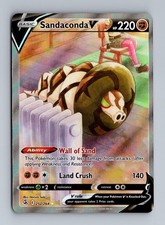 Sandaconda V Fusion Strike 252/264 Holo NM/M Pokemon 2021