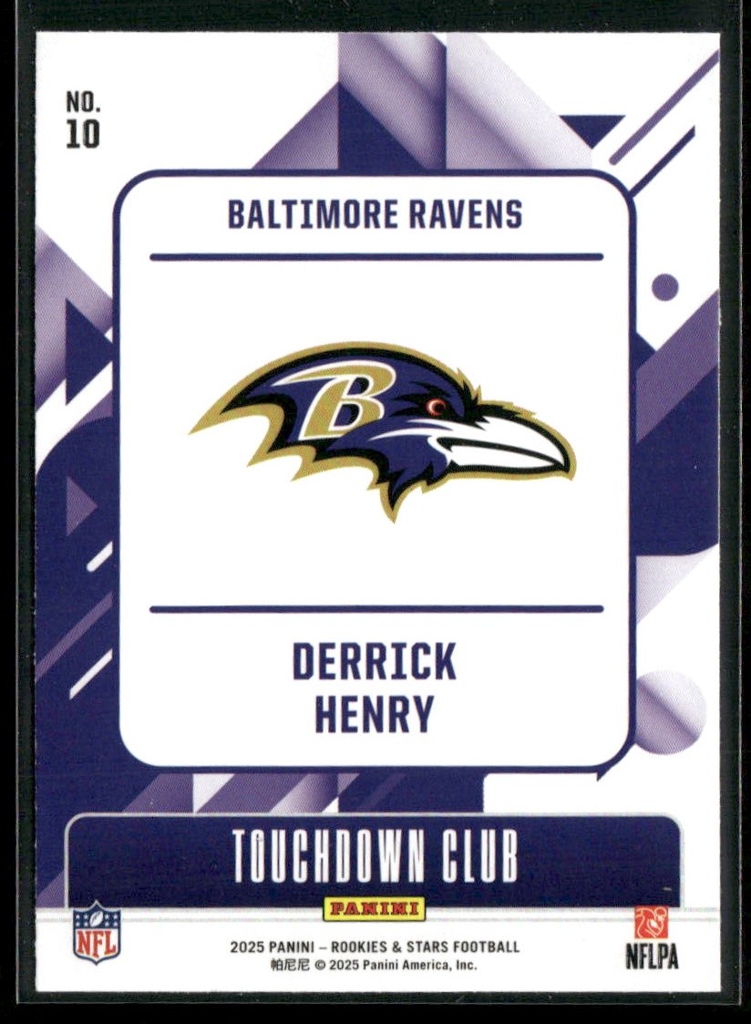 2025 Panini Rookies & Stars #10 Derrick Henry Touchdown Club