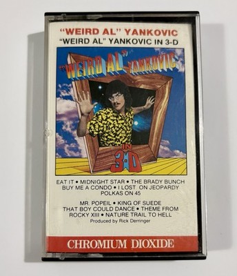  Weird Al  Yankovic in 3-D (Cassette Tape, 1984) Parody CBS Records FZT 39221