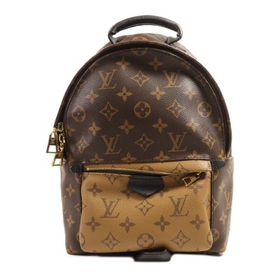 *15%OFF* LOUIS VUITTON LV GHW Springs PM Backpack Rucksack Monogram Palm M43...