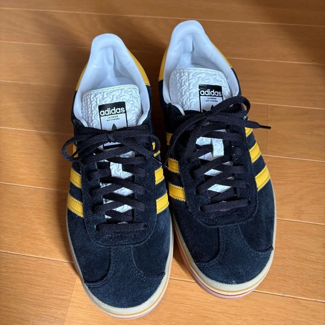 Adidas Gazelle Black Impact Yellow for sale | eBay