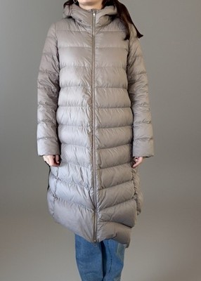 JNBY Long  Quilted DOWN Puffer COAT Jacket Asymmetrical Hem Medium