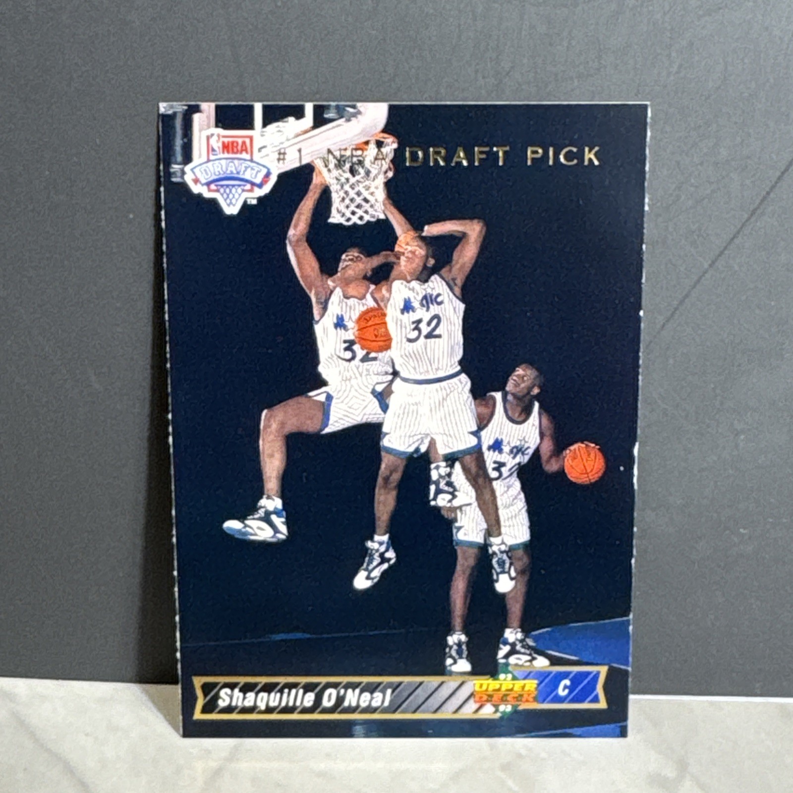 Shaquille O'Neal rookie card 1992 Upper Deck #1 Draft Pick