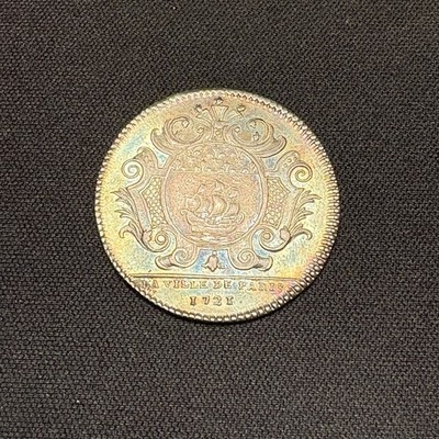 1721 France Silver Jeton Coin Paris 1700s Castagniere Token | eBay