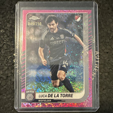 2025 Topps Chrome MLS - Luca De La Torre #128 Pink Mini-Diamond /250
