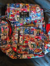Ju Ju Be Jujube Be Sporty Tokidoki Super Toki Backpack Diaper Bag NWOT