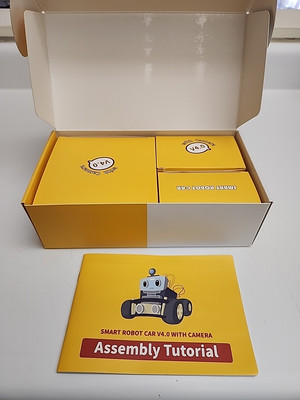 ELEGOO Smart Robot Car Kit V4.0 with Camera Fun DIY NOS Sealed Parts Open Box 