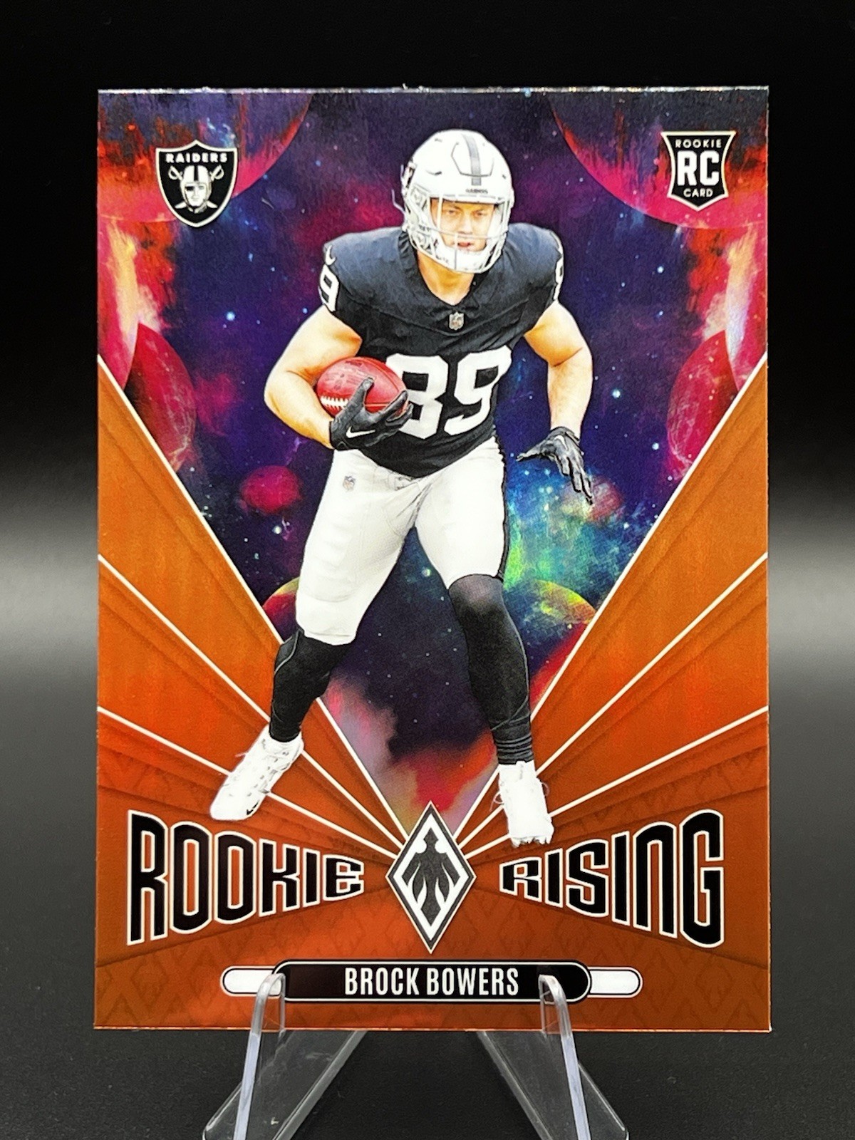 2024 Phoenix - Brock Bowers - Orange Rookie Rising RC #RR-BBS