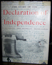 The Story of the Declaration of Independence, Hardcover 1954 Dumas Malone, HC DJ