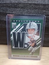 2025 Panini Donruss Elite - Spellbound Brock Bowers #22 Green