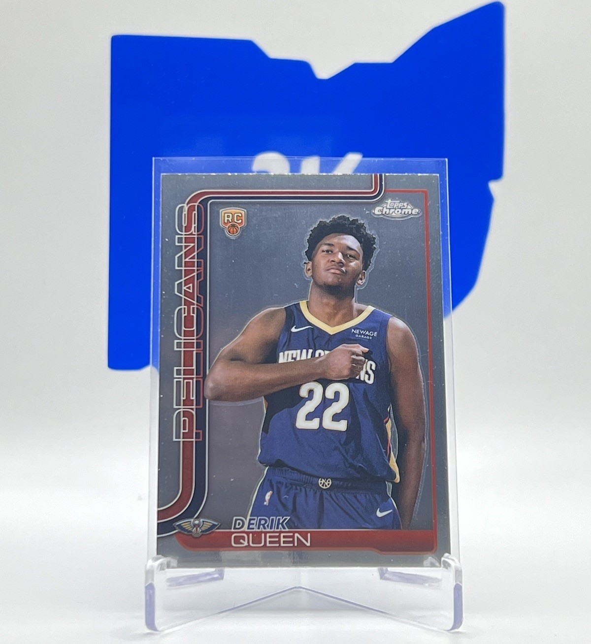 2025-26 Topps Chrome #263 Derik Queen Image Variation (RC) SSP