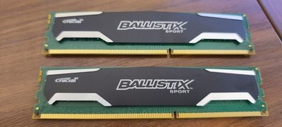 2x Crucial Ballistix Sport DDR3 SDRAM 4GB BLS4G3D1339DS1S00.16FER2