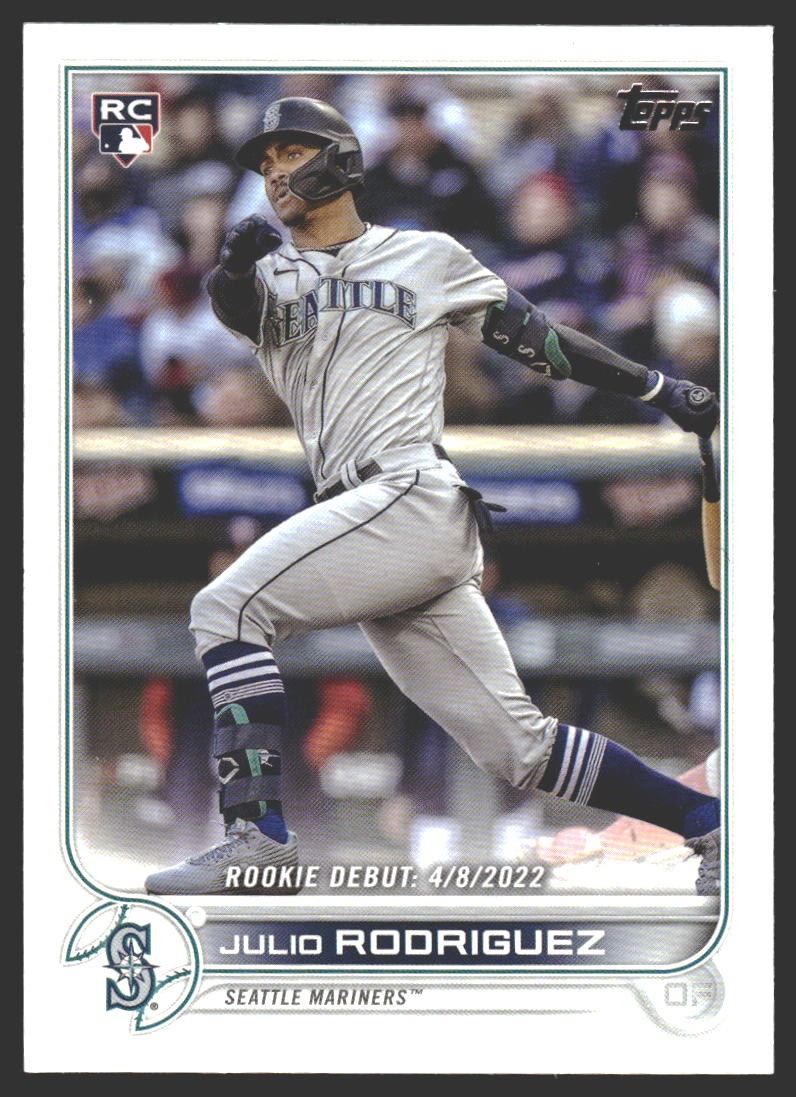 Julio Rodriguez #US97 2022 Topps Update Seattle Mariners RC Rookie