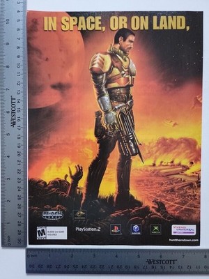 Mace Griffin Bounty Hunter Xbox Original Print Ad / Poster Game Gift Art
