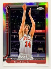 2025-26 Topps Chrome MATAS BUZELIS #231 Refractor Silver Hologram