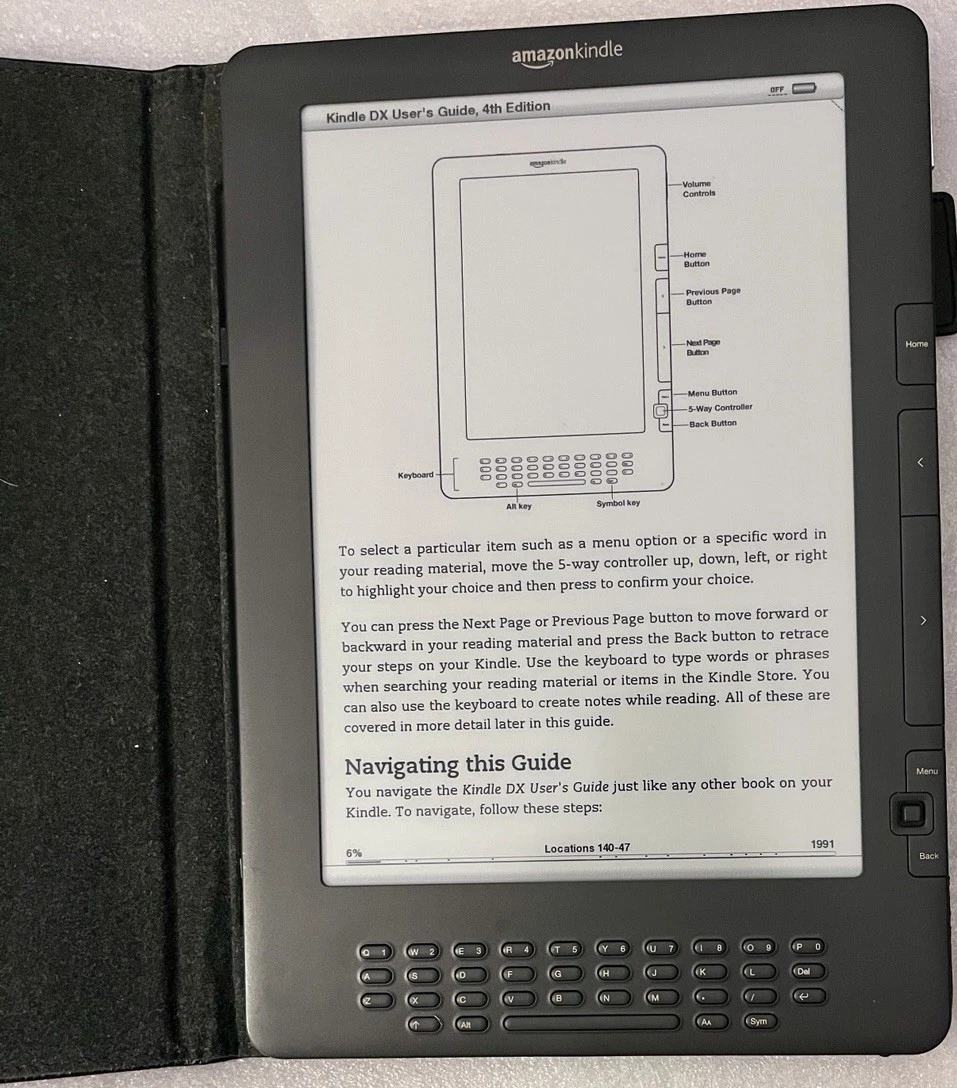 Amazon Kindle DX (2nd Generation) 4 GB eBook Readers for sale | eBay