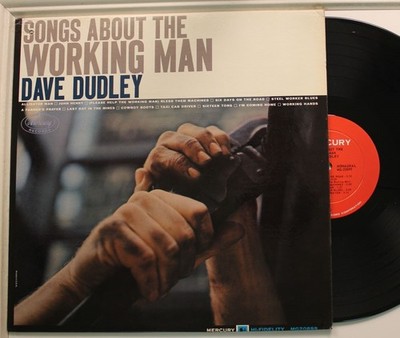 Dave Dudley Lp Songs About The Working Man On Mercury - Vg++ To Nm / Vg++