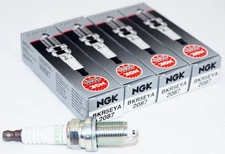 Set of 4 NGK 2087 BKR5EYA V-Power Spark Plugs