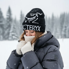 Arc'teryx Bird Head Toque Beanie Orca Black Wool Unisex Winter Hat NWT 2025