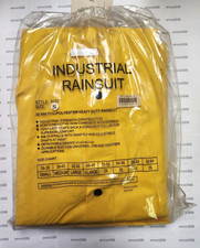 SMALL PVC/POLY RAINSUIT 35mil, YELLOW, W335-PP-SM, SAFETY ZONE