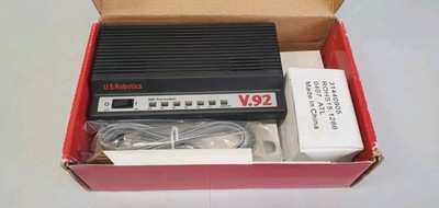 US Robotics 5686G 56K External Fax Modem V.92 New In Opened Box 