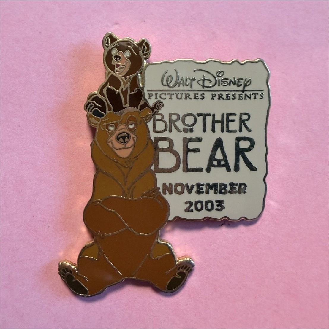 Disney Pin LE 1000 DLR Cast Exclusive Brother Bear Premiere 2003 Kenai Koda