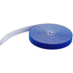 Startech 25Ft. Klettrolle blau Kabelmanagement HKLP25BL 25 Fuß Großpackung Rolle