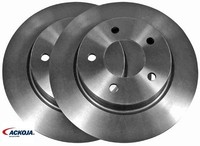 2X Bremsscheibe Ackoja A32-40009 2 Bremsscheiben Hinterachse Hinten FüR Mazda