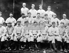 PITTSBURGH BASEBALL TEAM 1907 8.5X11 CANVAS PHOTO