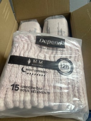 Depend Incontinence Underwear for Women, Medium, 60 Count | Maximum Protection |