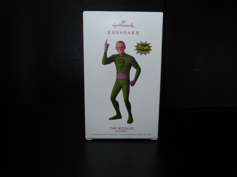 DC 1960s TV Batman Riddler Hallmark ornament MIB 2018 limited edition Gorshin #2