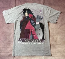 Vtg Naruto Shippuden Primitive Skateboards T-Shirt Sasuke Curse Men’s Sz Medium