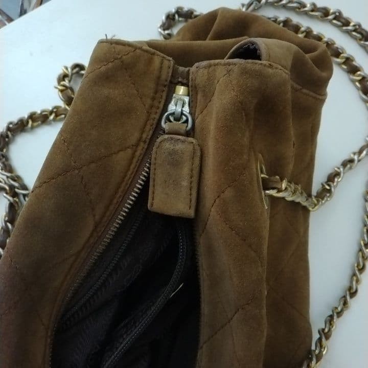 PRADA Brown Quilted Shoulder Bag Luxury fashion / contemporary luxury Italian thumbnail 9