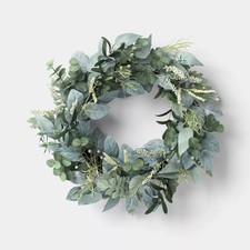 26" Eucalyptus Artificial Wreath - Threshold designed with Studio McGee