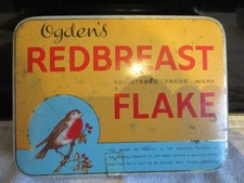 Large Ogden’s Redbreast Flake 1lb Vented Tobacco Tin