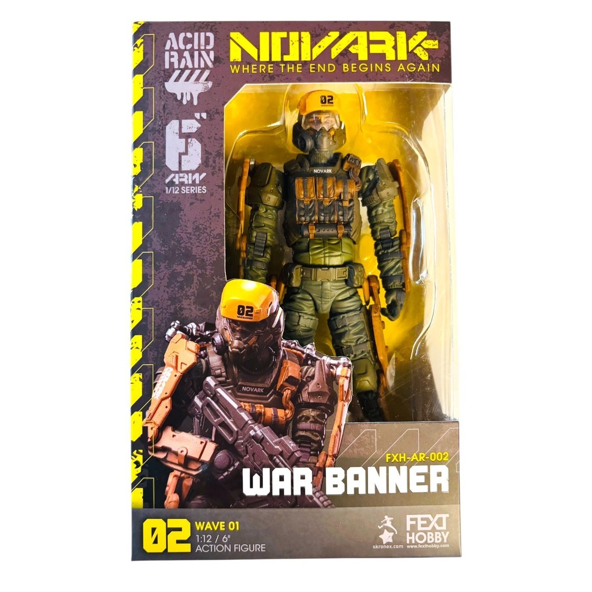 Acid Rain Novark War Banner 02 FXH-AR-002 Wave 01 Figure Fext