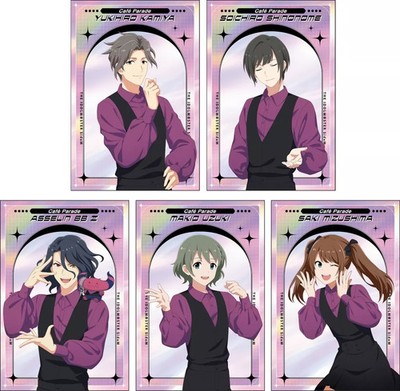 IDOLM@STER SideM Postcard Set Summer Market Cover Artwork Collectible For Ages 1