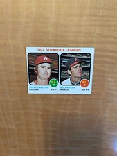 1973 TOPPS BASEBALL #67 STRIKEOUT LEADERS!! NOLAN RYAN!! $1 SHIPPING!!